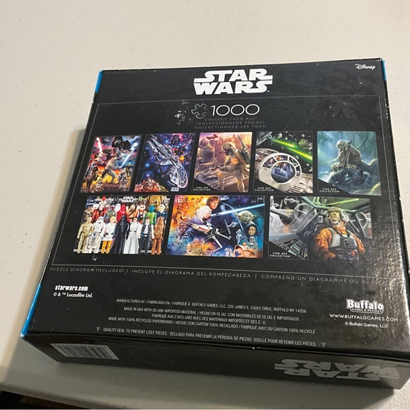 Disney Star Wars 1000-Piece Jigsaw Puzzle - Black - Picture 5 of 6